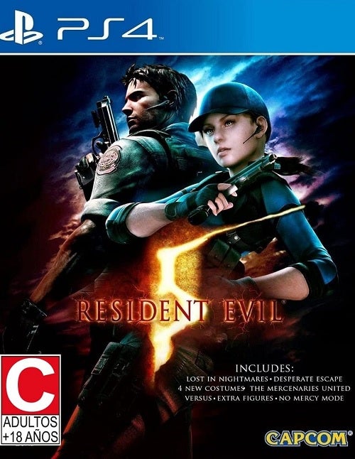 Capcom Resident Evil 5 Refurbished PS4 Playstation 4 Game